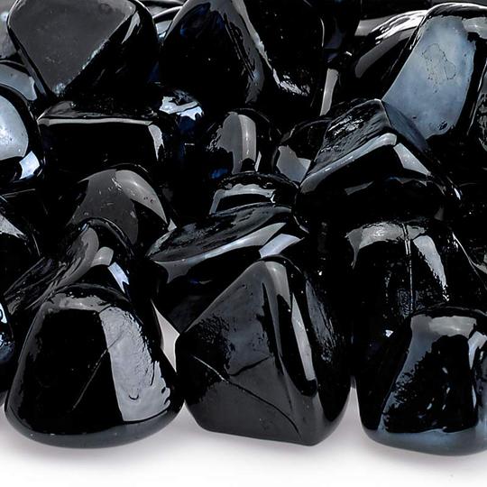 BLACK GLASS DIAMONDS